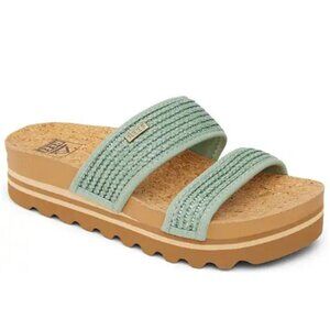 Reef Women's Cushion Bounce Vista Hi Platform Slides